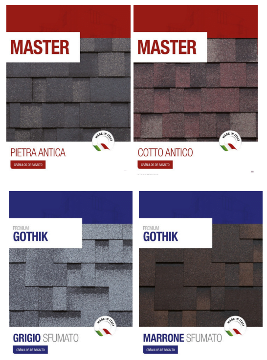 Telhas Shingle cores e modelos 3 telha shingle laminada modelo master cores disponiveis