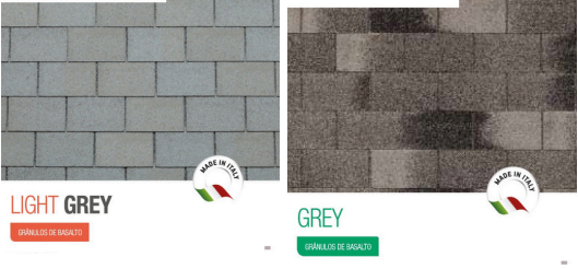 Telhas Shingle cores e modelos 2 telha shingle top shingle 4 abas cores light gray cinza e grafite